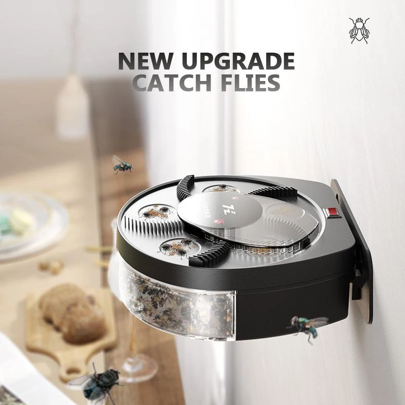 

Электрическая ловушка для насекомых и вредителей, автоматический ловушка для мух, ловушка для насекомых и вредителей, беспроводной садовый...