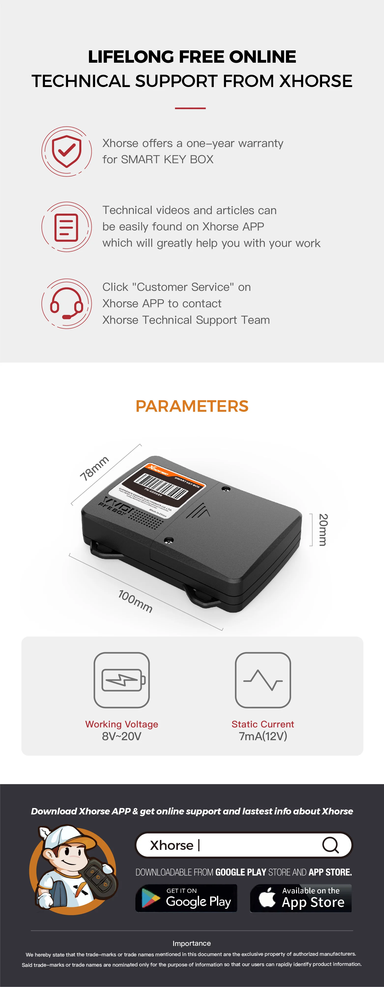 

XHORSE VVDI SMART KEY BOX XDSKE0 RKE