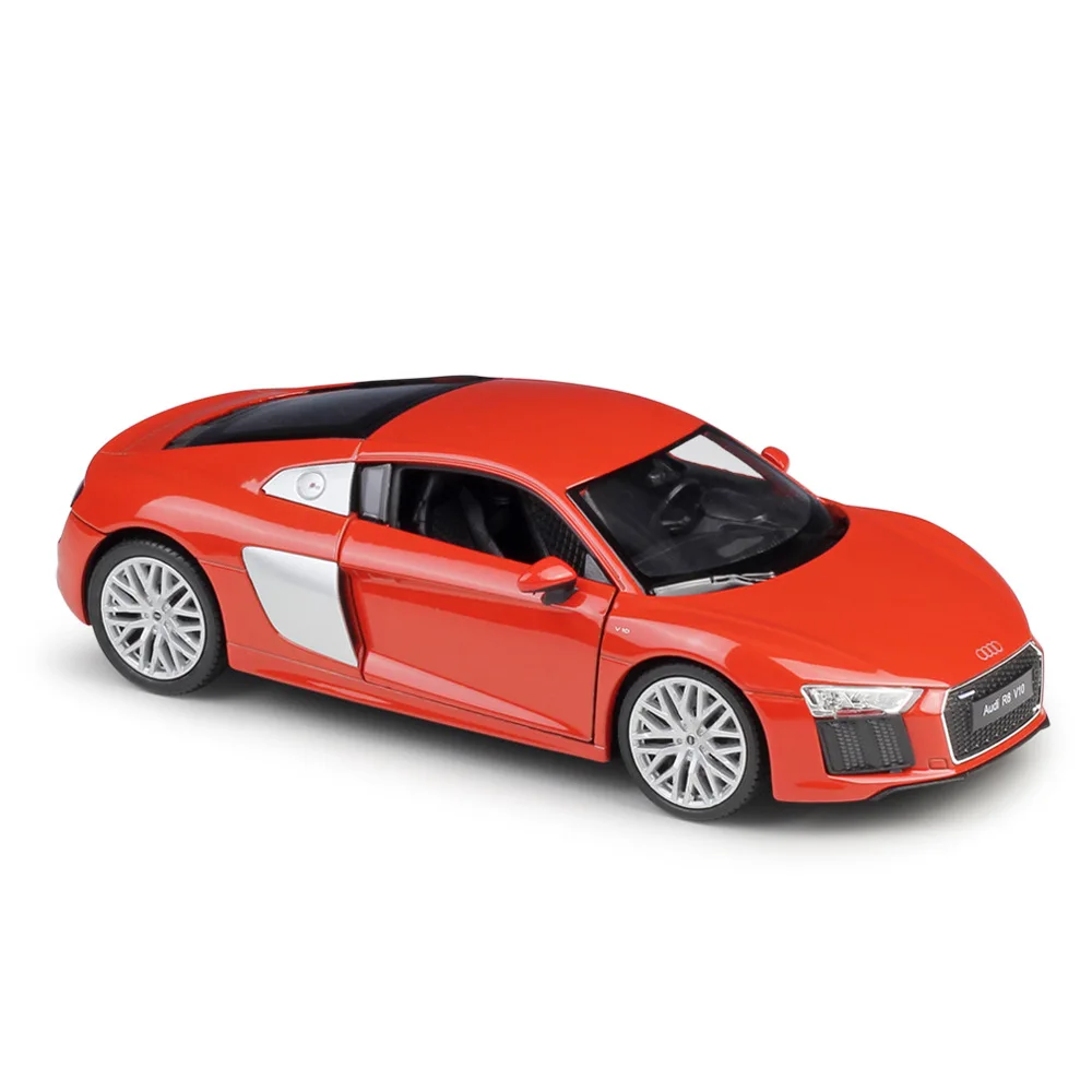 Красный WELLY 1:24 Audi Q5 SUV спортивный автомобиль моделирование сплав модель автомобиля ремесла Коллекция игрушек инструменты подарок - Цвет: Красный