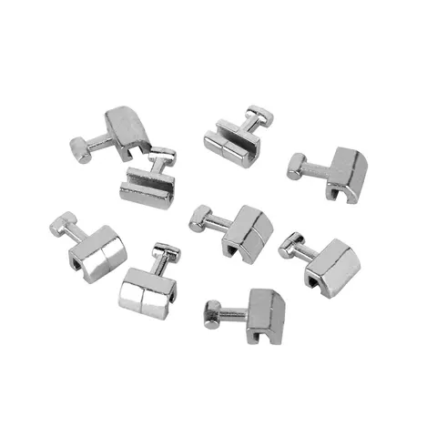 Стоматологические ортодонтические обжимные крючки стоп-типа, длинные короткие стоматологические материалы из нержавеющей стали, фиксированные на дугах