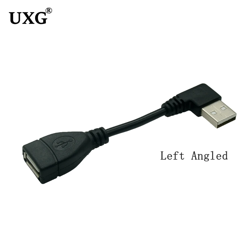 Удлинительный USB-кабель под углом 90 градусов USB 2 0 короткий кабель для Smart TV PS4