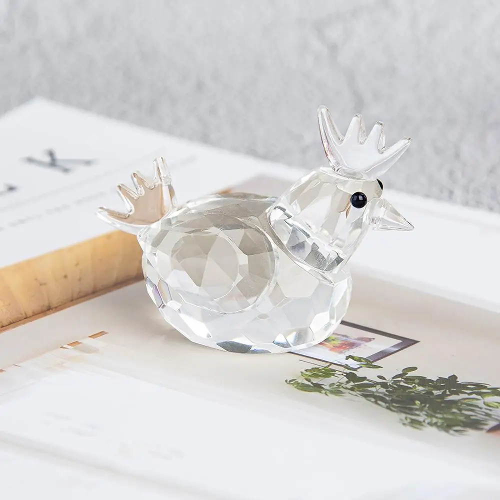 Хрустальная модная курица стеклянные фигурки украшение дома аксессуары