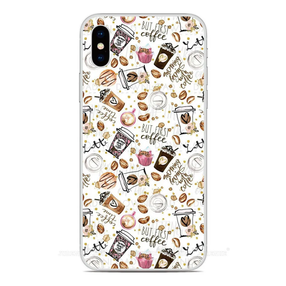 Для iPhone 12 11 Pro XS Max XR X 6 7 8 плюс SE2 SE 2020 забавные чашки для чая и кофе силиконовый