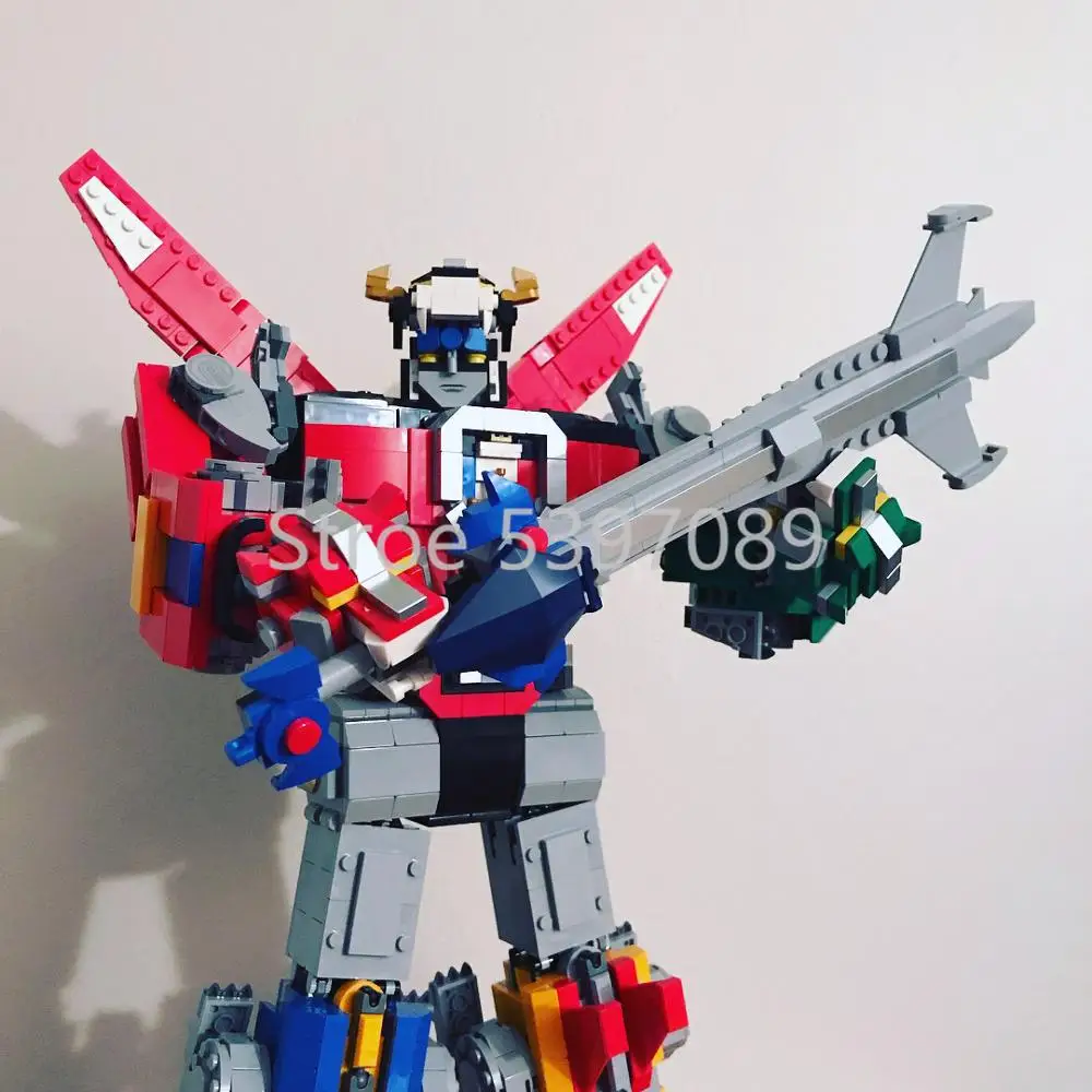 Строительные блоки 16057 в наличии совместимые с Legoinglys Ideas 21311 Voltron Defender of The Universe