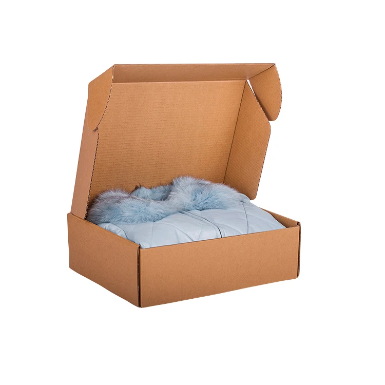 Wholesale custom size printing logo cardboard clothing packaging corrugated shipping paper box | Дом и сад