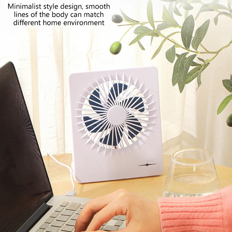 

M5TE 160 Foldable Portable Personal Fan Mini USB Fan 2600mAh Rechargeable Battery Fan Stepless Speed Regulation Personal Fan