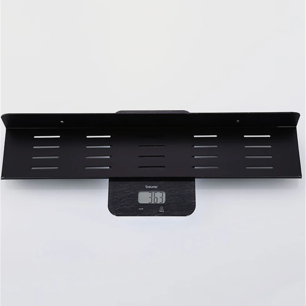 Черные полки для ванной комнаты душевая кухонный держатель хранения органайзер