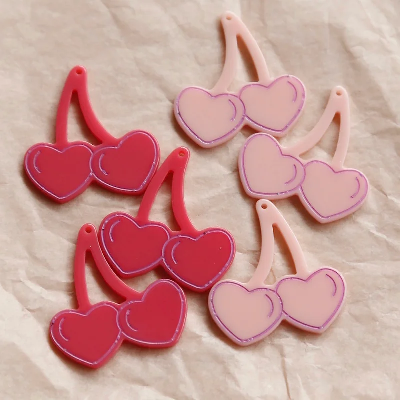 

Серьги-подвески в стиле ретро с милым рисунком в виде вишни