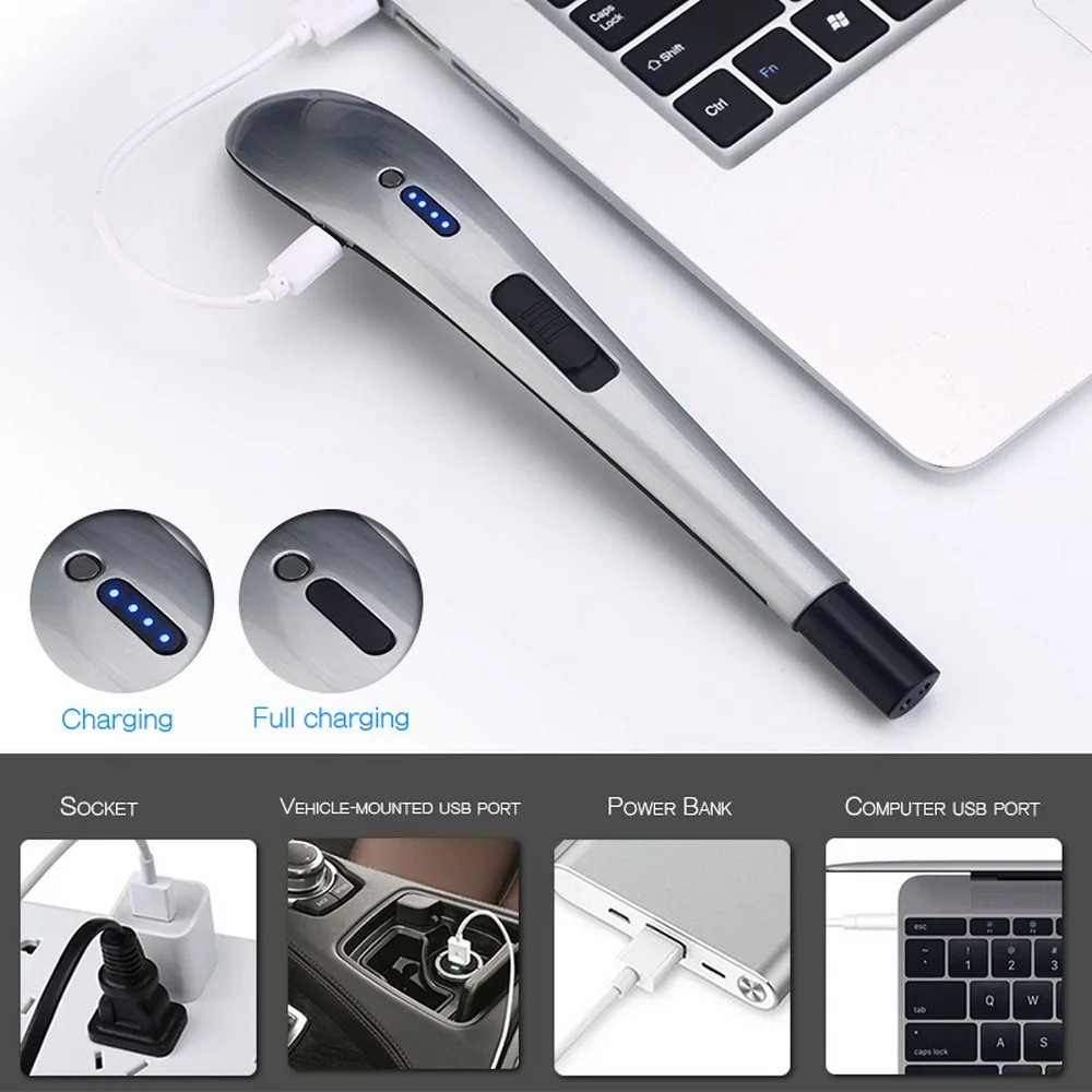 Зажигалка для барбекю USB зажигалка с импульсным зажиганием подзаряжаемая