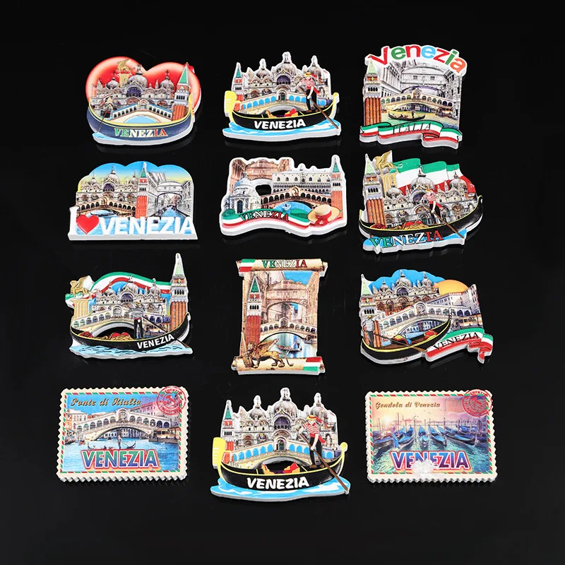 Магнитный сувенир на холодильник Европа Италия Венеция пейзаж