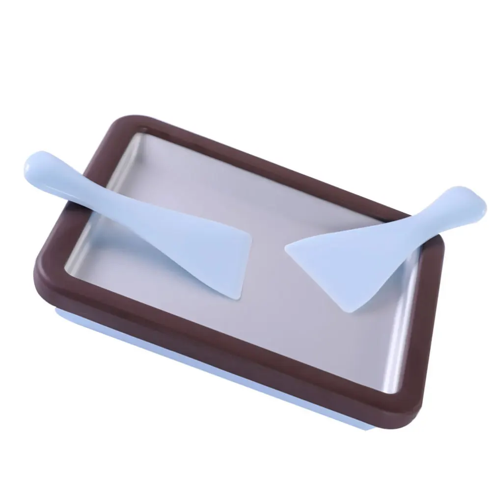 Квадратная машина для приготовления жареного йогурта домашний мини поднос