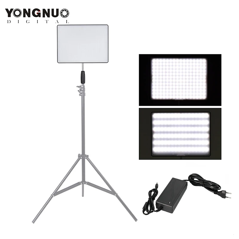 Светодиодная лампа для видеосъемки YONGNUO YN600 воздуха фото студия светодиодный светильник с регулируемой Яркость 3200 K-5500 K/5500 K фотографии светильник ing с светильник подставка адаптер