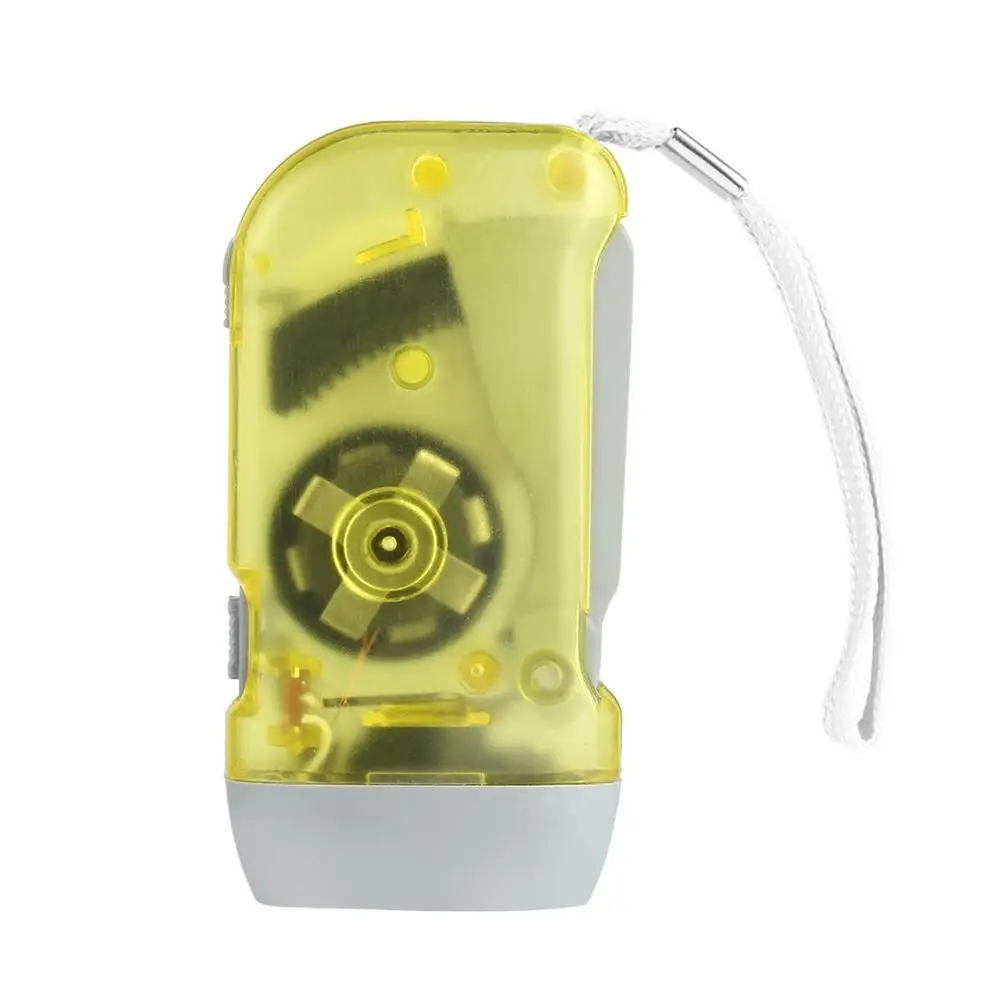 3 LED Hand Pressing Dynamo Crank Power Wind Up Flashlight Torch Light Press Camping Lamp | Спорт и развлечения