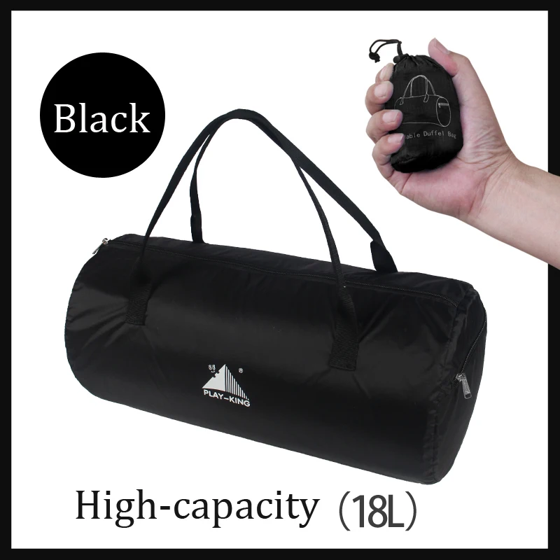 IKSNAIL Sport Travel Gym Bag Folding Waterproof Bags For Portable 18L Big Capacity Outdoor Sporting Tote Men Women | Спорт и