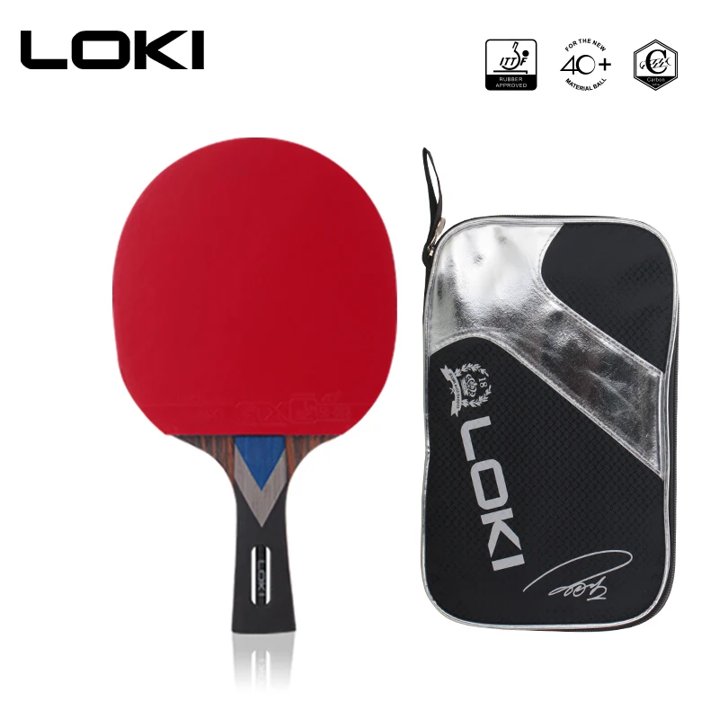 

LOKI Professional 7 Star Table Tennis Racket Head Heavy Offensive Carbon Blade PingPong Bat Competition Ping Pong Paddle