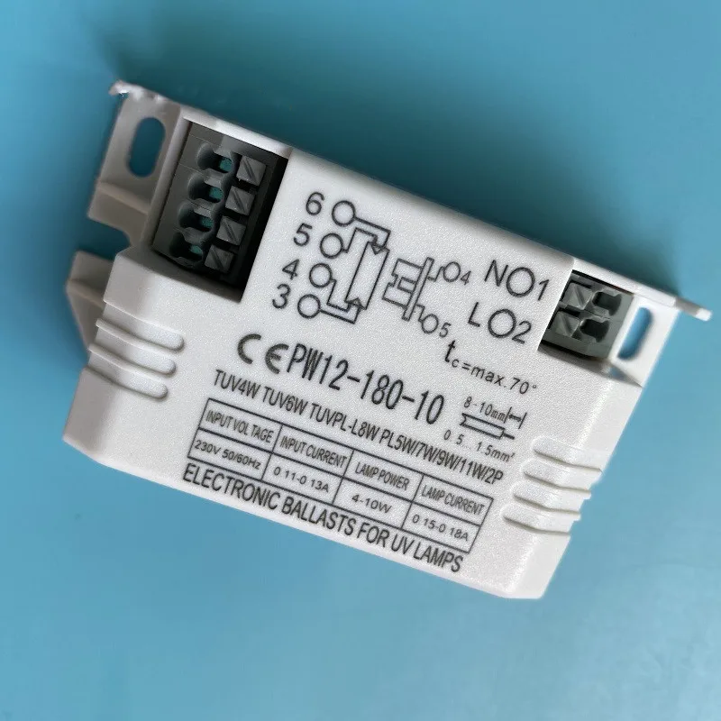 Crer PW12 180 10 220 В 4 Вт 6 8 ультрафиолетовая лампа Электронный балласт дезинфекционный