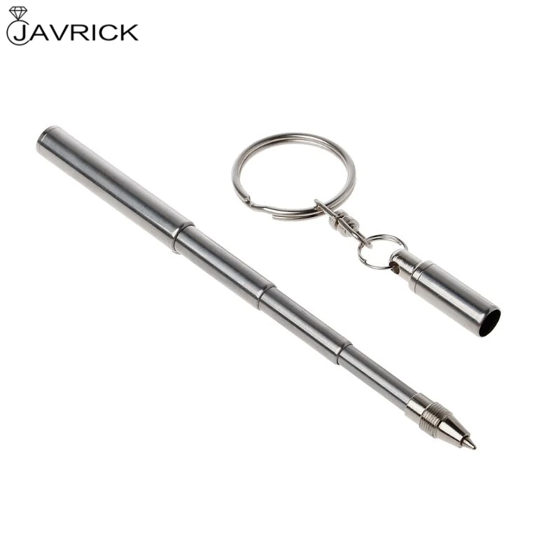 Портативный нержавеющей стали телескопическая шариковая ручка металлический