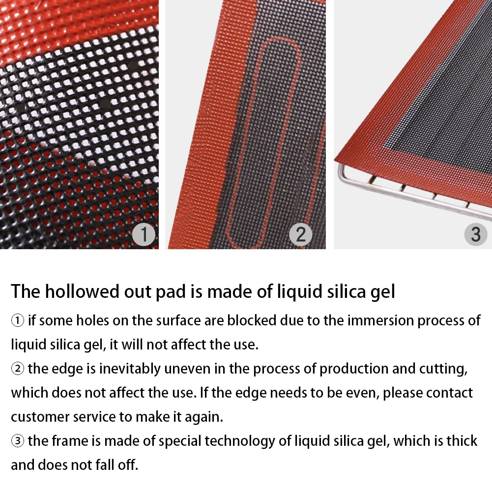 

Non-Slip Baking Mat Silica Gel Eclairs Non Stick Baking Mat Oven Sheet Liner Silicone Pastry Tool For Cookie Bread Biscuits Puff