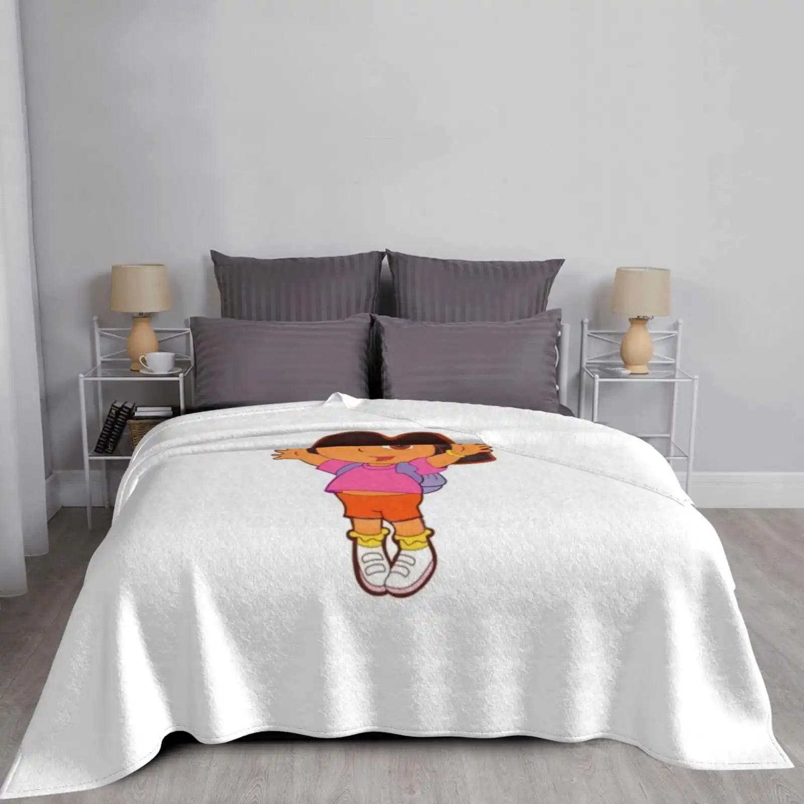 Мягкое теплое одеяло Дора Botas Swiper Map рюкзак Диего Weheartit Pinterest Tumblr Reddit Knowyourmeme | Дом и