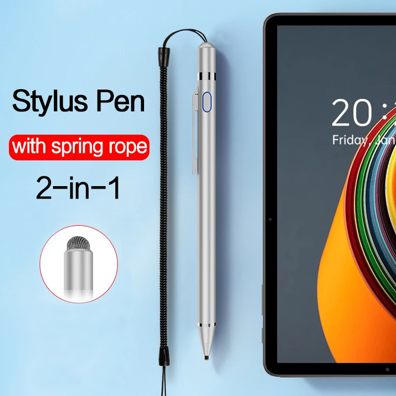 Universal Screen Touch Stylus Pen For ALLDOCUBE iPlay 40 Pro 10.1 8T X Neo iPlay 30 20 10 Pro Tablet Pen Pencil With Spring rope
