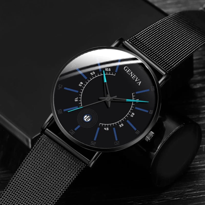 Relojes Hombre 2020 Модные мужские деловые минималистичные часы Роскошные ультратонкие