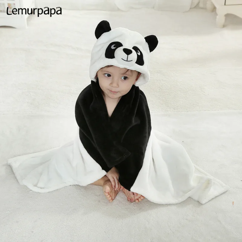 Одеяло для новорожденных банное полотенце банный халат с капюшоном мягкое