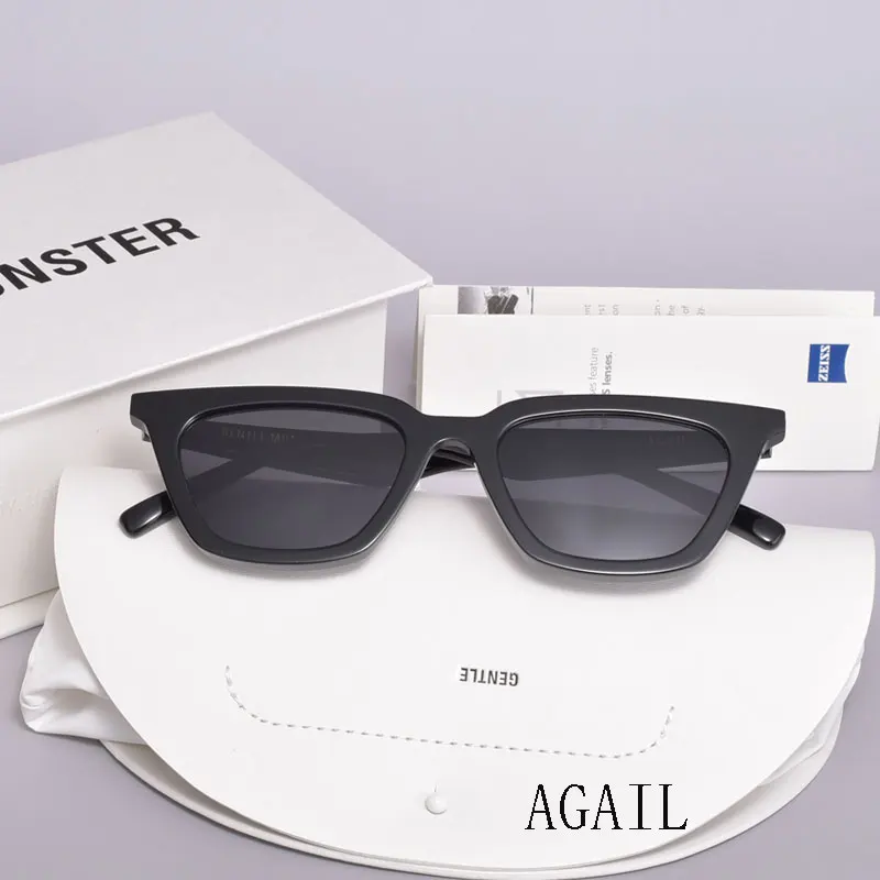 

Женские солнцезащитные очки GM, квадратные поляризационные очки с нежным агаильным ацетатным покрытием UV400 в оригинальной коробке, 2021