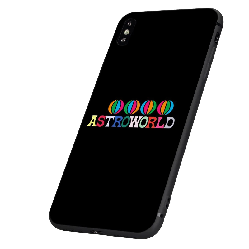 Черный чехол ТПУ для iphone 5 5s se 6 6s 7 8 plus x 10 чехол силиконовый чехол для iphone XR XS 11 pro MAX чехол Трэвиса Скотта astroworld