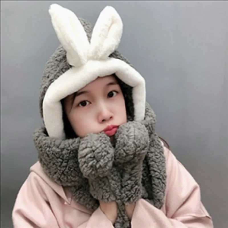 Новинка плюшевая шапка для родителей и детей на осень зиму милая очень с