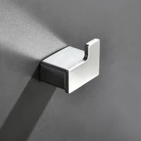 bojia aluminum robe hook clothes chrome hanger wall mounted bathroom accessories fabric holder for kitchen