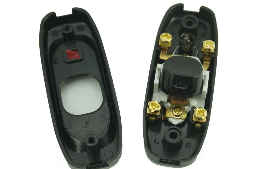 Переключатель прибора и светодиодный светильник индикатора подача-через