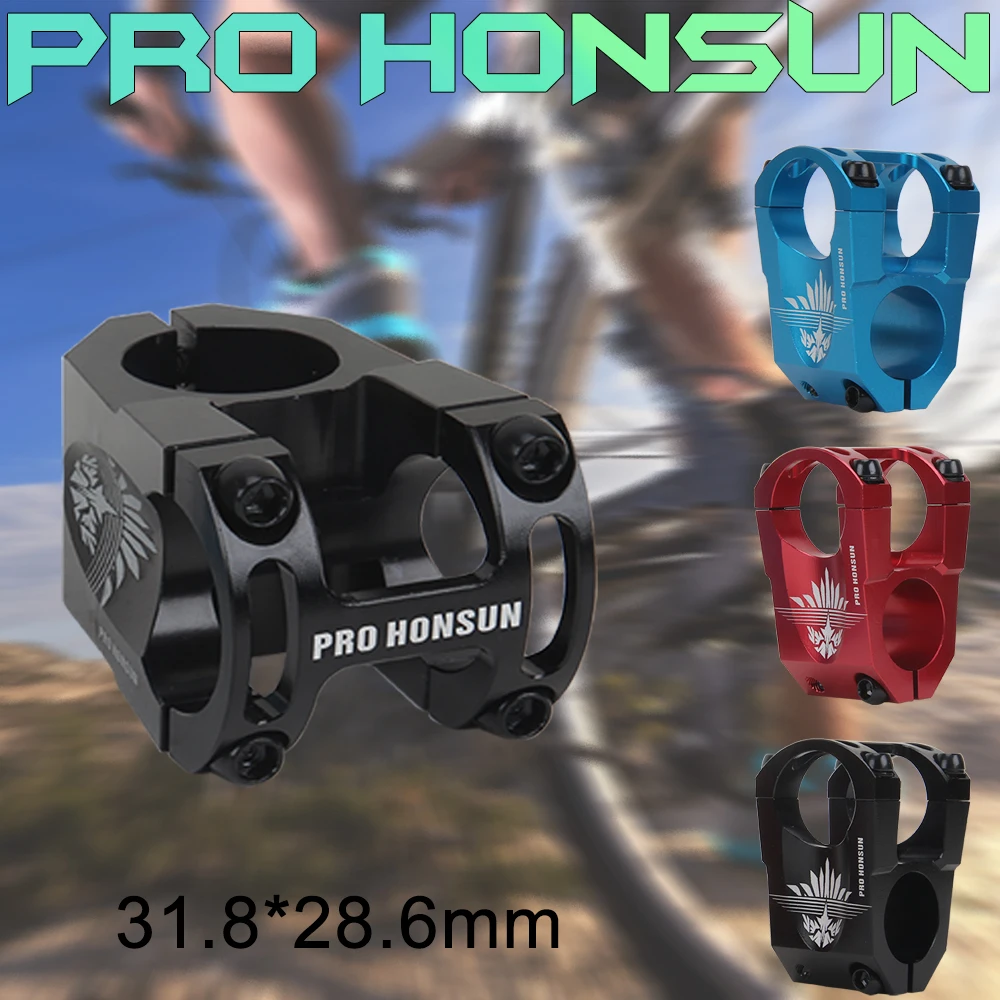 PRO HONSUN руль для горного велосипеда вынос руля 31 8*28 6 мм детали 3 цвета