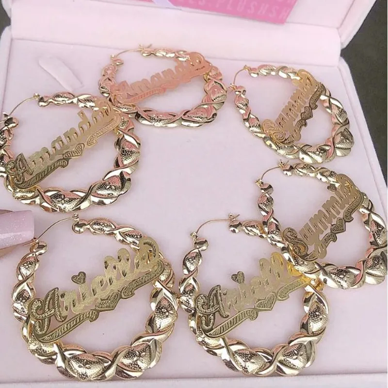 В стиле &quotхип хоп&quot Сексуальный изготовленный на заказ бамбуковые обручи