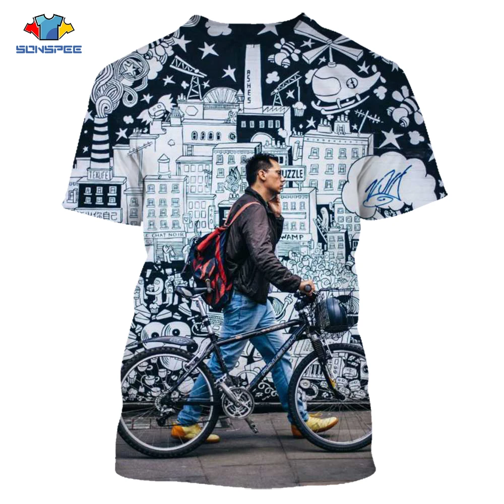

SONSPEE 2021 Men Graffiti Street Art Summer Casual Unisex 3D Print Tee Top Pullover Harajuku T-shirt Novelty Streetwear Fashion