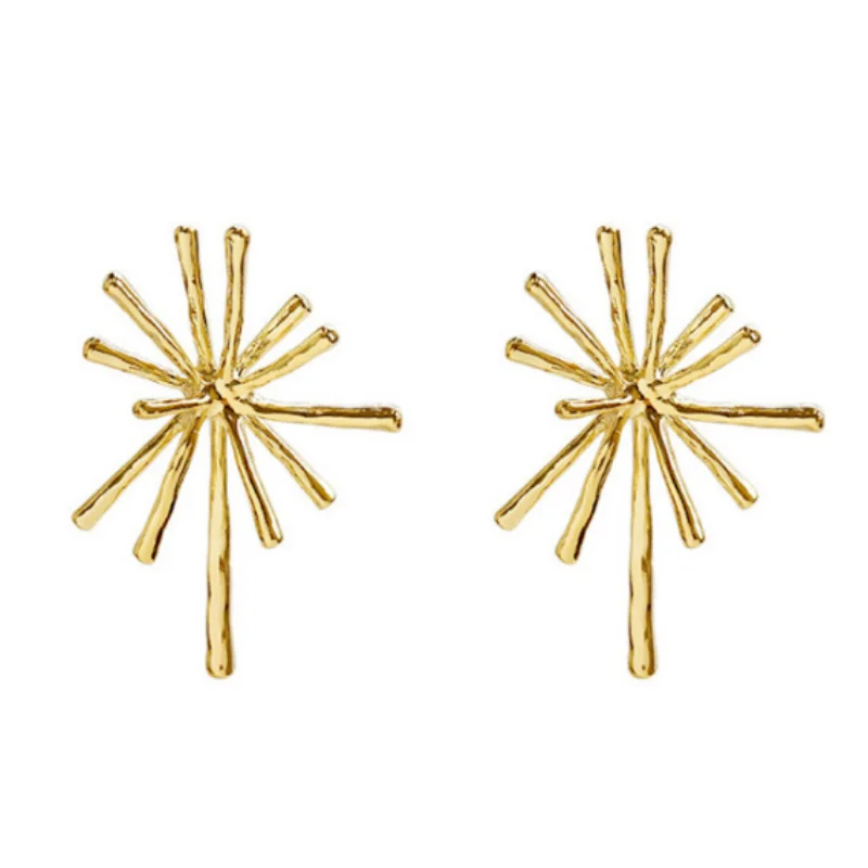 

60pcs/ lote VOVT Brand 925 silver needle sunflower fashion women's new vintage earrings for women fashion jewelry wholesale