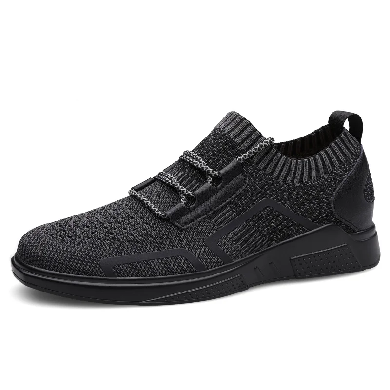 

Men Shoes Elevator Shoes Heightening shoes Height Increase Shoes for Men Casual Height Increase 6-7CM White Shoes Black Shoes