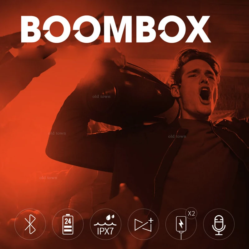 Бумбокс Мини Bluetooth Динамик Портативный сабвуфер Беспроводной Водонепроницаемый
