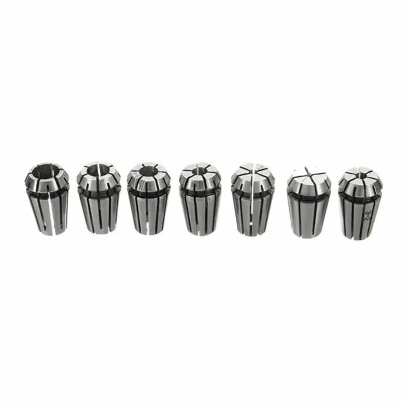 

7pcs Set 18mm ER11A Spring Collet CNC Milling Chuck Tool Shaft Holder Accessory