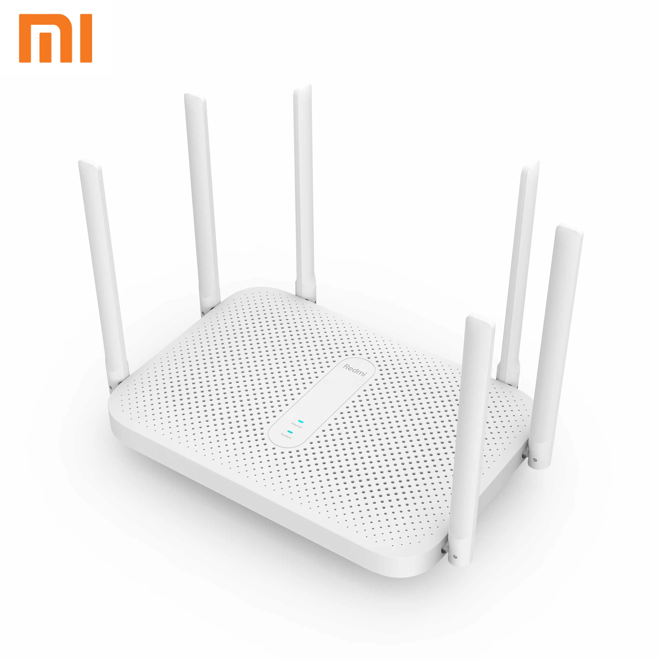 Wi Fi роутер Xiaomi Redmi AC2100 гигабитный двухдиапазонный 6 антенн с высоким