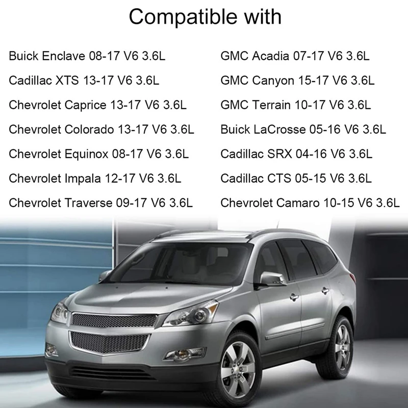 

4 Pcs Variable Valve Timing VVT Solenoid Valves for Chevrolet/Chevy Buick Cadillac GMC V6 3.6L 917-219 12586722