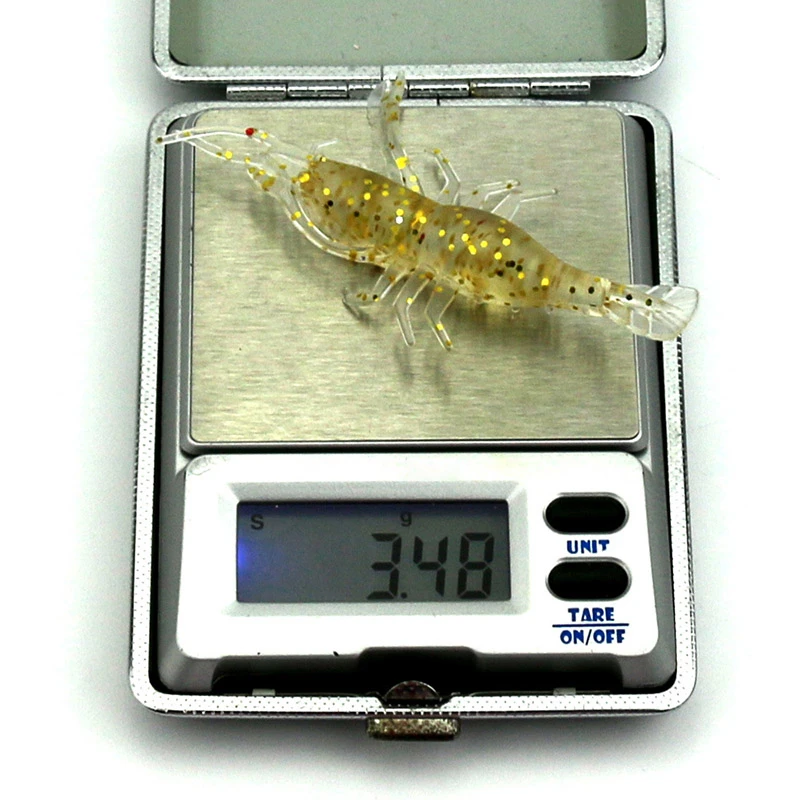 5 шт. поддельные креветки дизайн головы рыболовные приманки плавающий 8 см