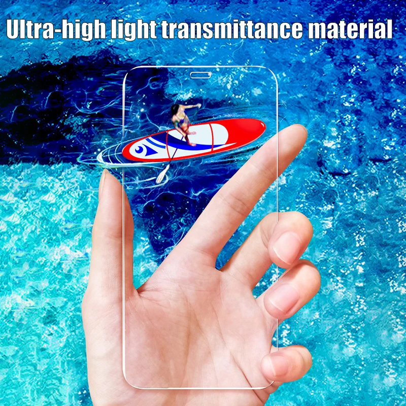 

2 In 1 New 1000D Tempered Glass For iPhone 11 12 Pro Max Mini Screen Protector For iPhone X XR XS 8 7 6 6S Plus Protective Film