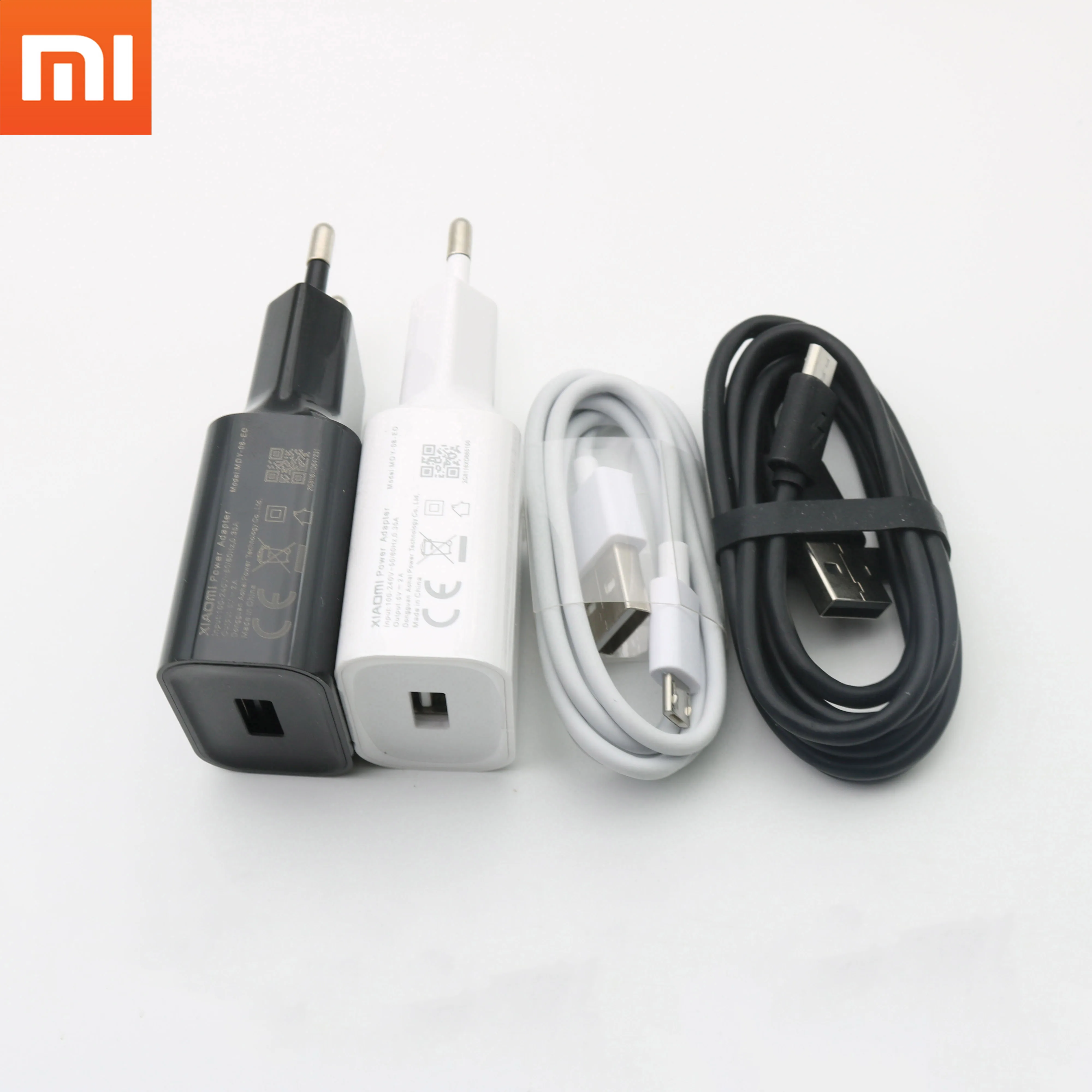 Оригинальное зарядное устройство Xiaomi 10 Вт 5 В 2 А ЕС адаптер питания USB Micro кабель