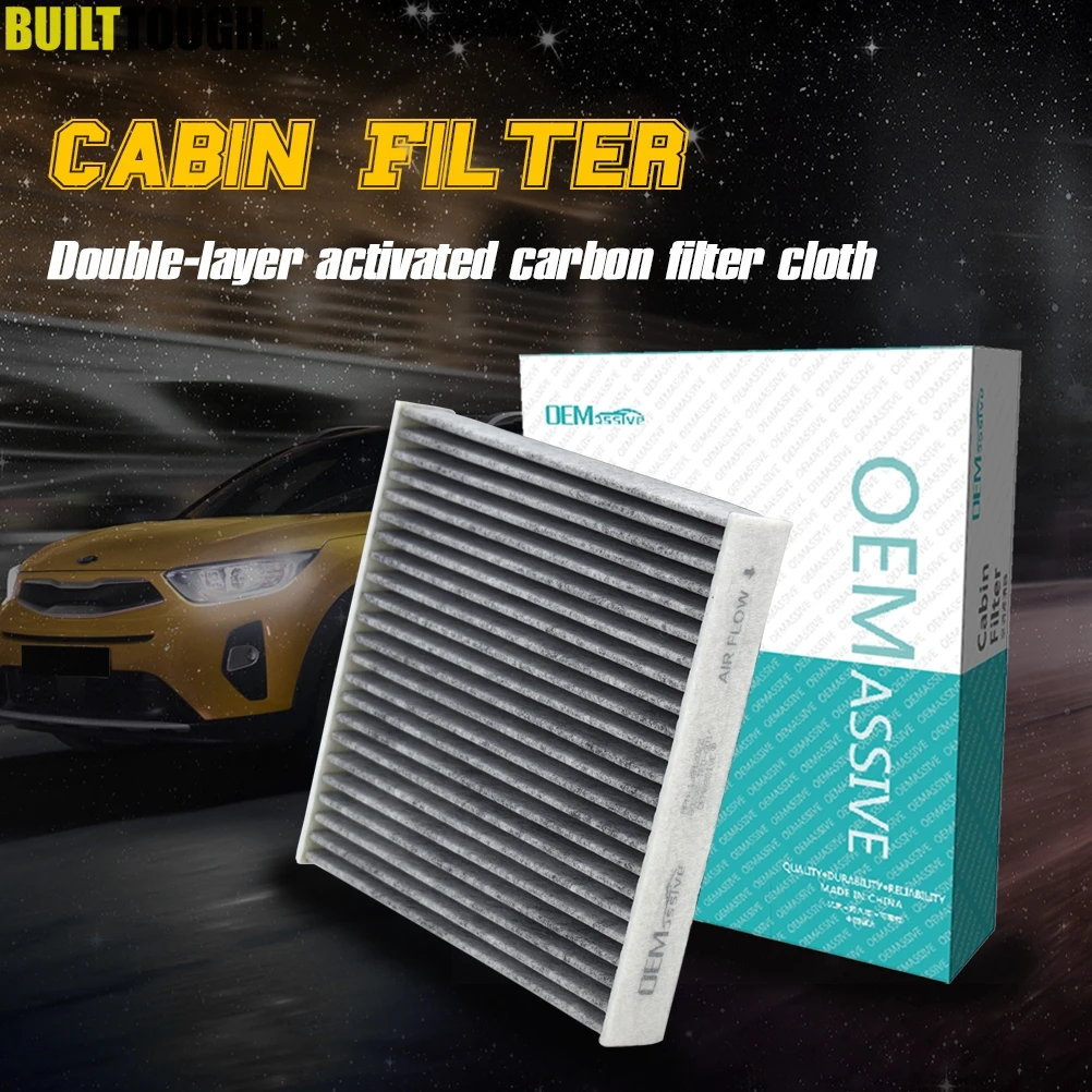 

Car Pollen Cabin Air Conditioning Filter Activated Carbon For Honda City Civic X CR-Z Fit 3 4 HR-V Insight 2011 2012 2013 2014