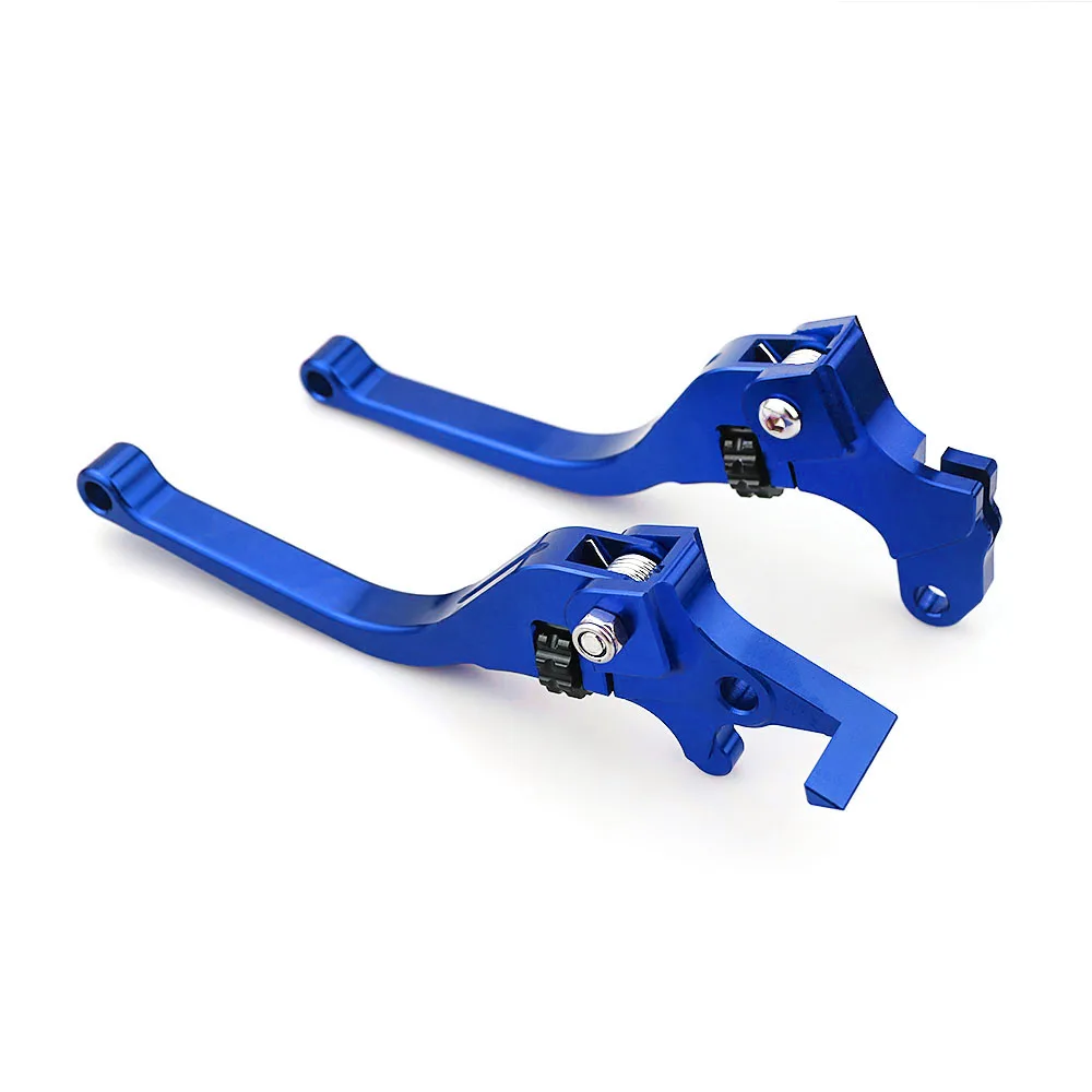 Blue Пара мотоциклов CNC алюминиевые регулируемые ручки тормоза сцепления рычаги для YAMAHA Y15ZR EXCITER150 LC135 модифицированные аксессуары Запчасти - Цвет: Blue