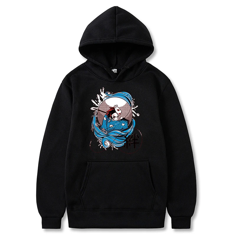Прохладный Аниме Толстовка демон убийца камадо Tanjirou маска для мужчин и женщин