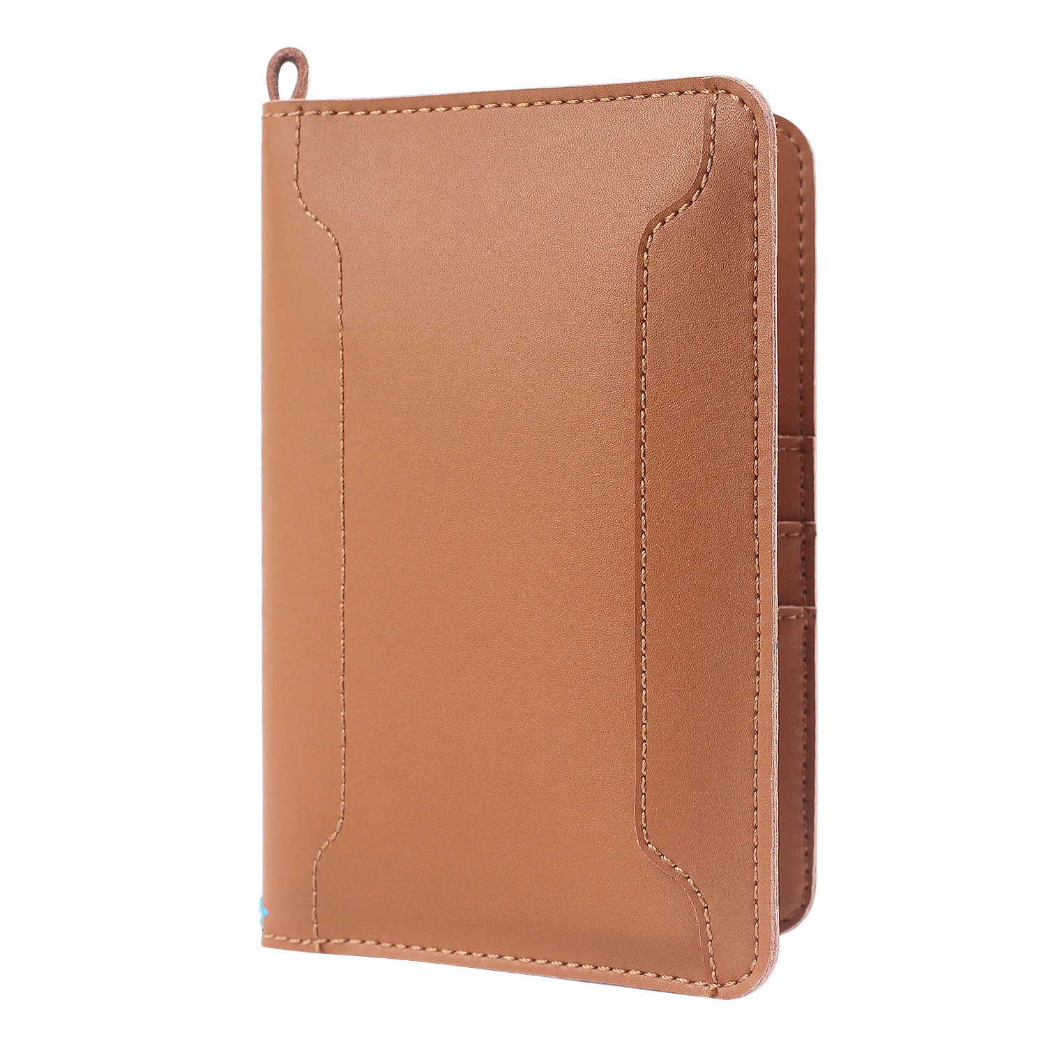 

Men's Business Simplicity Leather Multi-function Travel Wallet Passport Bag Boarding Card Clip Daily Bank Card Ticket Holder