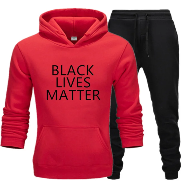 Для Мужчин's 21SS новый черный живет материя письма печатаются свитер с капюшоном