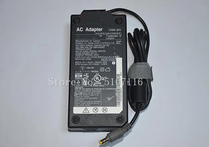 

For 170W 20V8.5A 42T5291 Power Adapter
