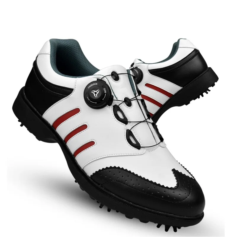 Высококачественная Мужская обувь для гольфа дышащая водонепроницаемая